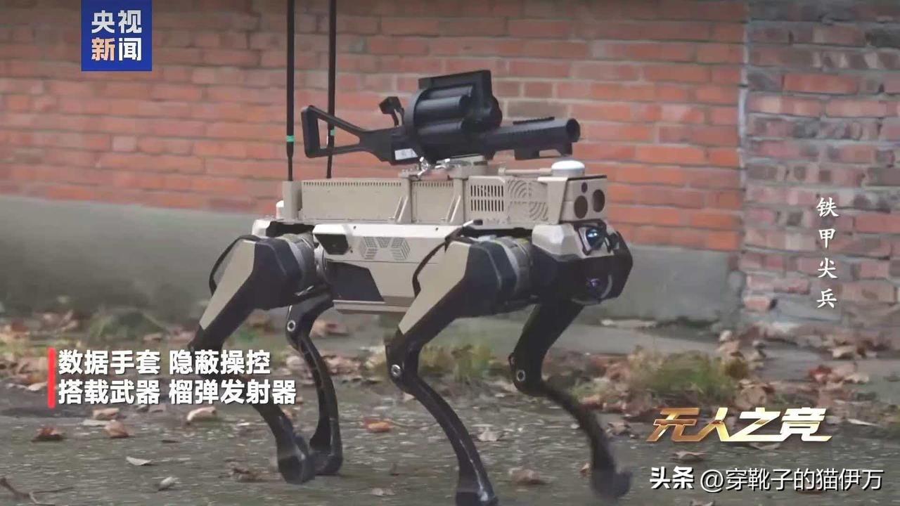 [呲牙] “机器狼”量产了，搭载的武器多种多样，有步枪，有榴弹发射器（参见图1）