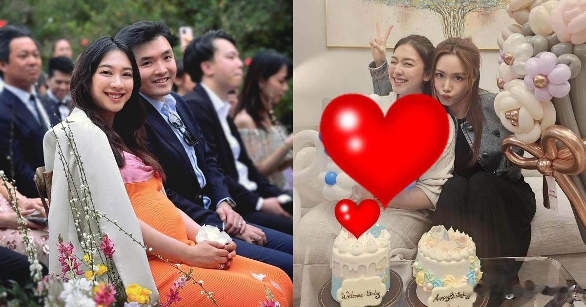 35岁朱千雪临盆在即挺巨肚为汤洛雯庆生，两大证据令宝宝性别曝光！
现年35岁的前