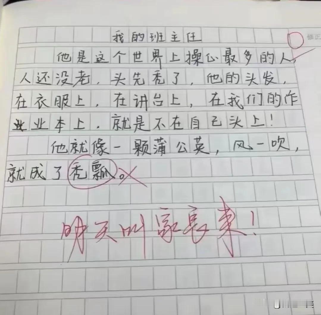 这作文得0分，真冤！作文这个孩子其实观察，思维，文笔都很好，可惜没有遇到好老师，