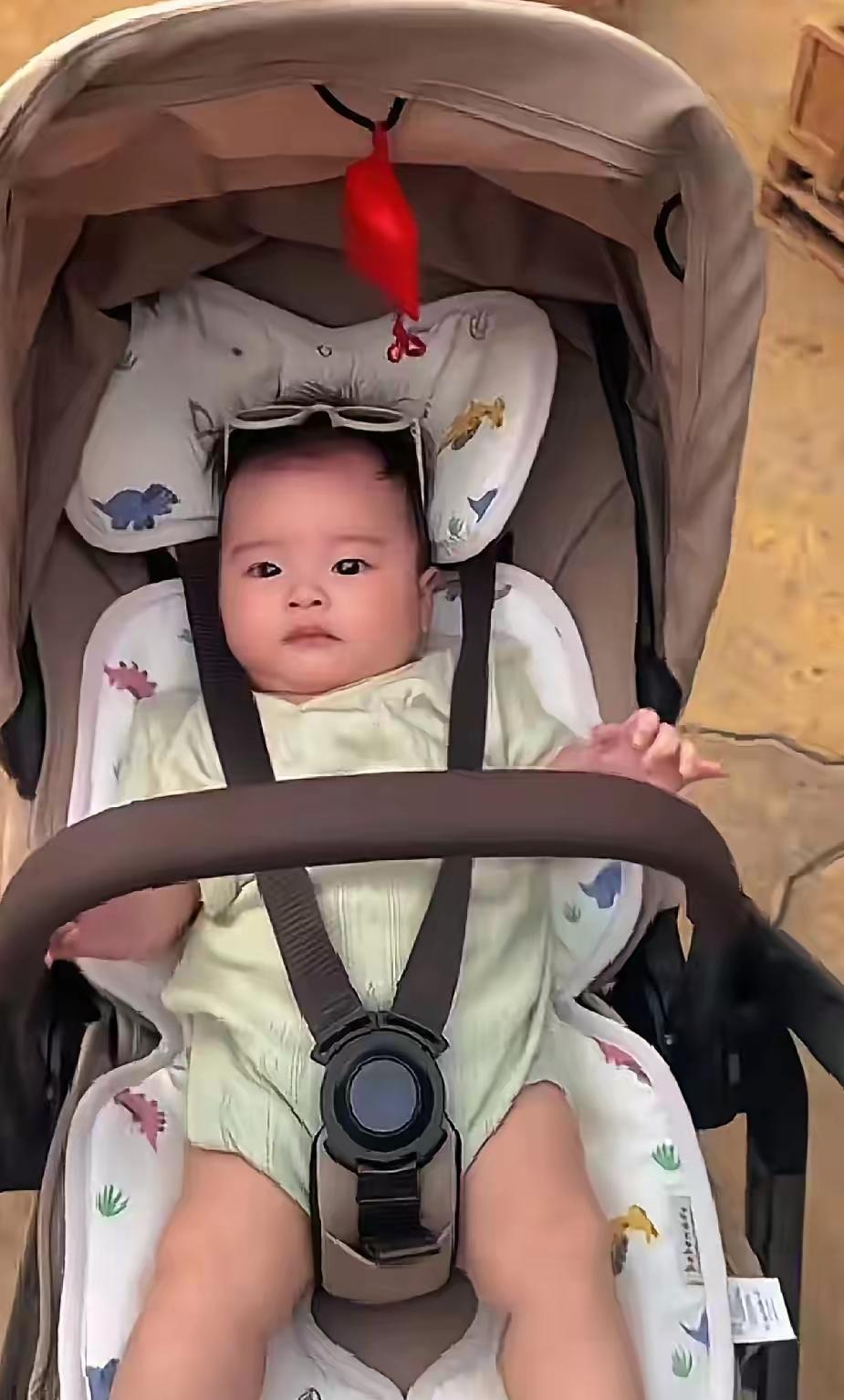 汪宝过了一百天，他的妈妈筱梅发了照片，好多人看到了，汪宝第一次这么出名了。
小宝