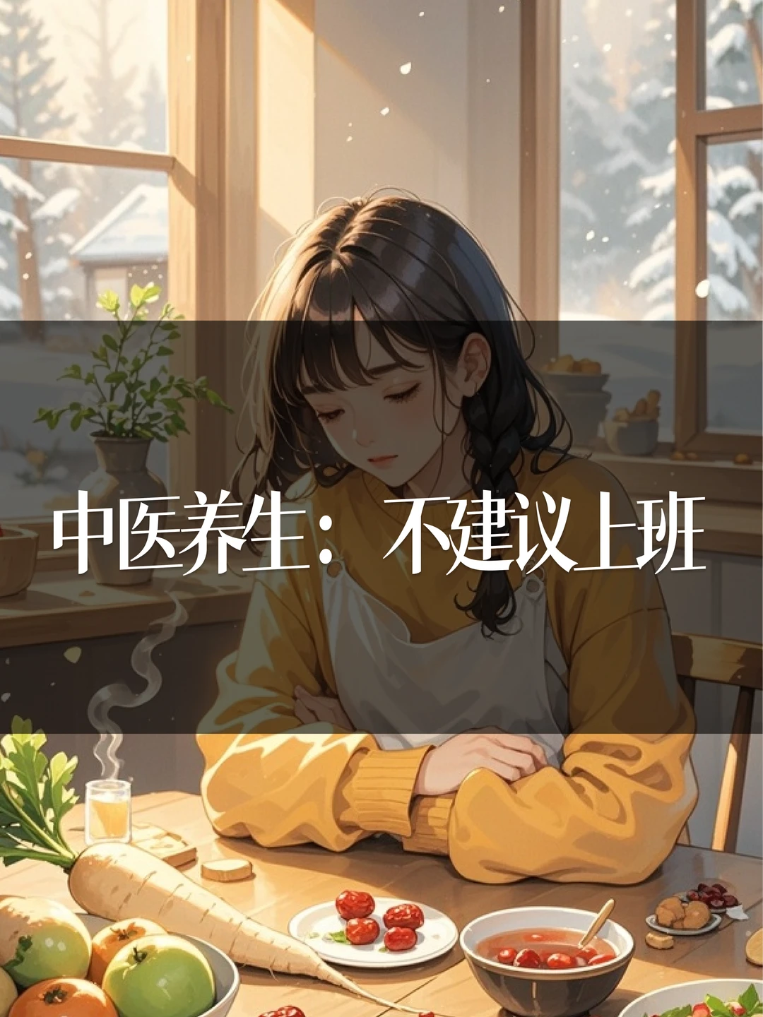 中医养生：不建议上班