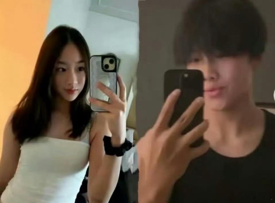 neinei疑似恋爱对象正脸公开 吴尊15岁女儿，近日和一个男孩互相艾特，男孩还