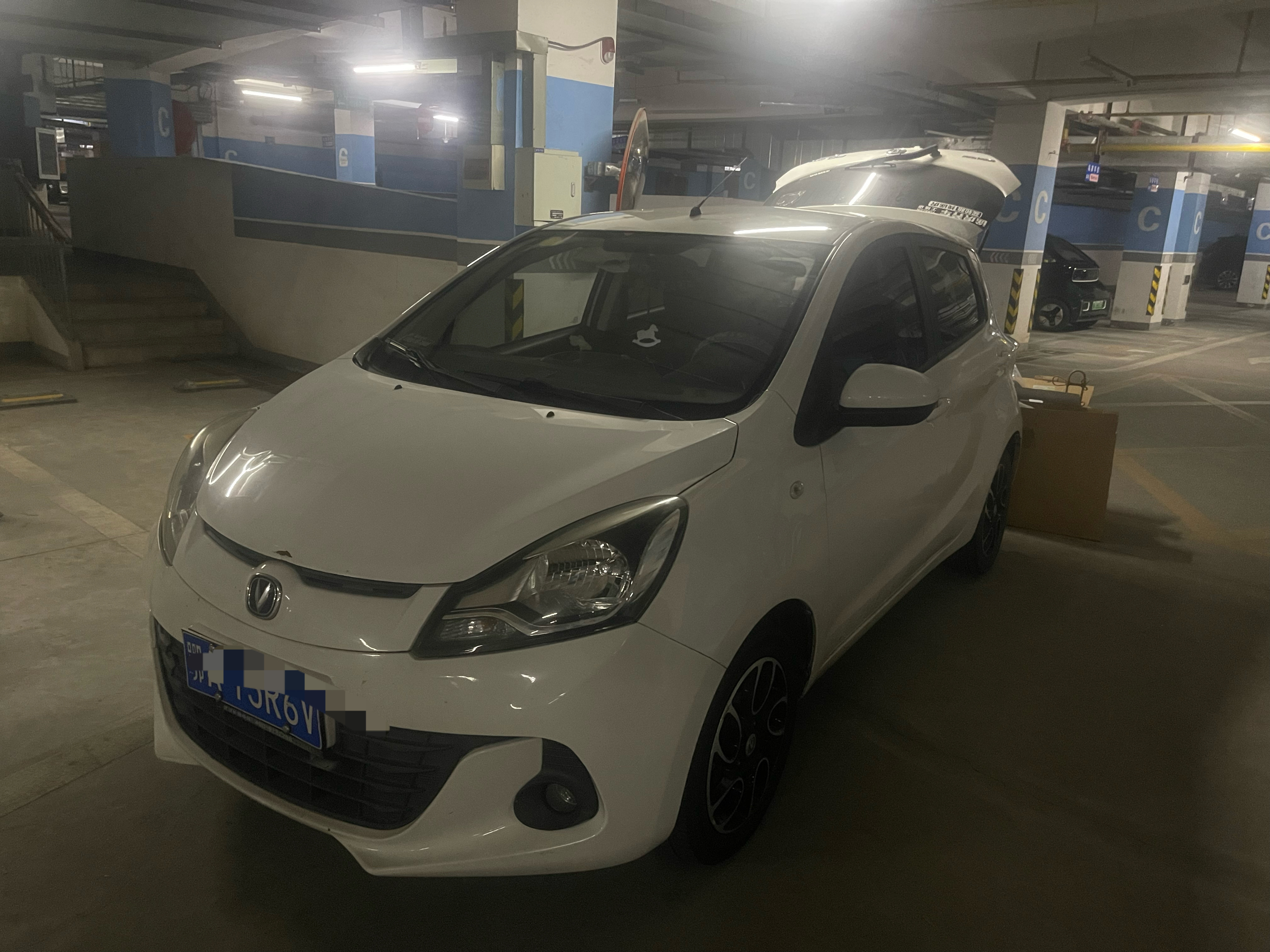 拿下邻居小姐姐 一手 2017年上牌 长安奔奔 1.4L 自动  7万公里 原版