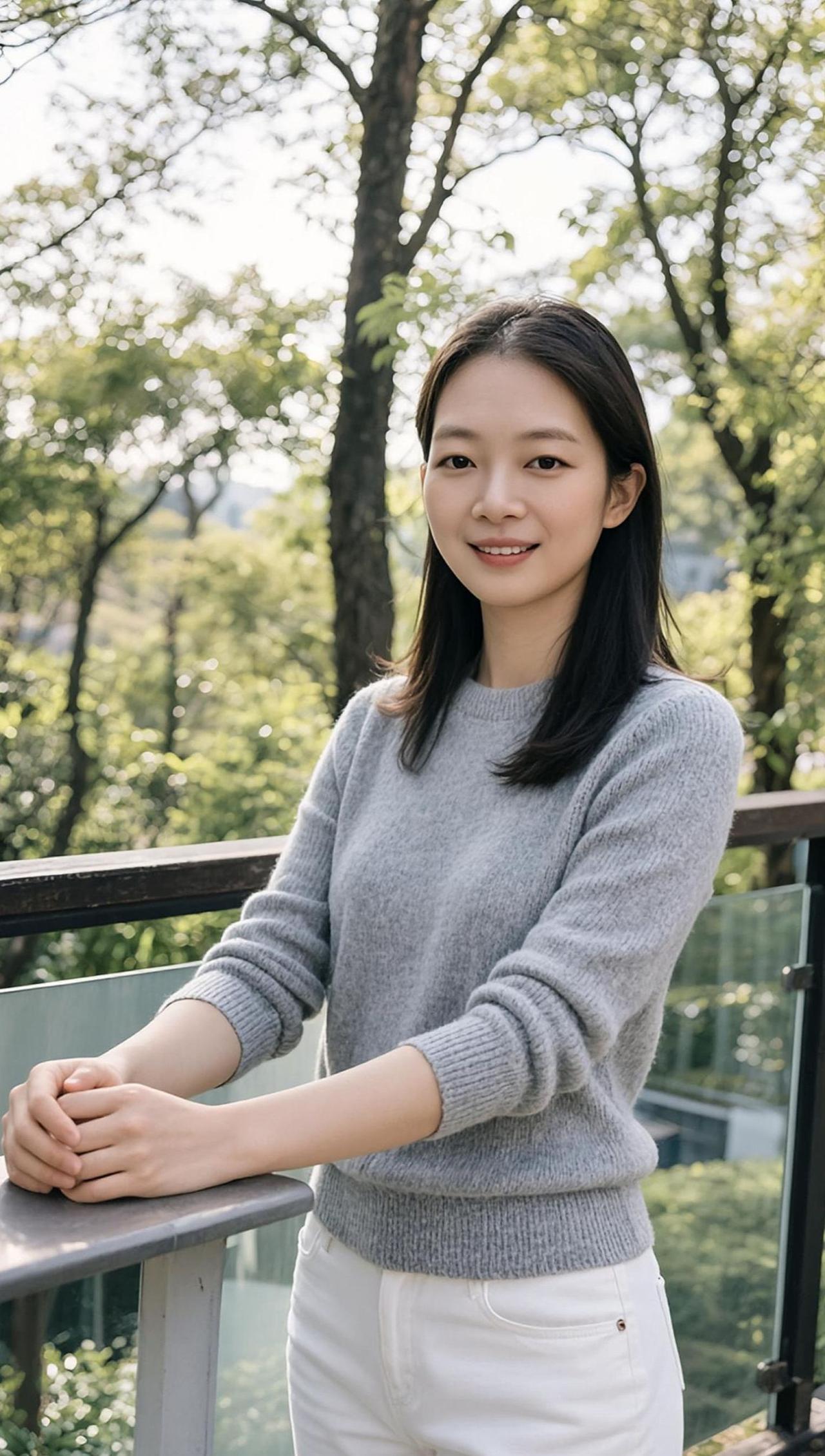 少女写真 甜系女孩 甜美女孩穿搭 颜值随拍AI森系生活照