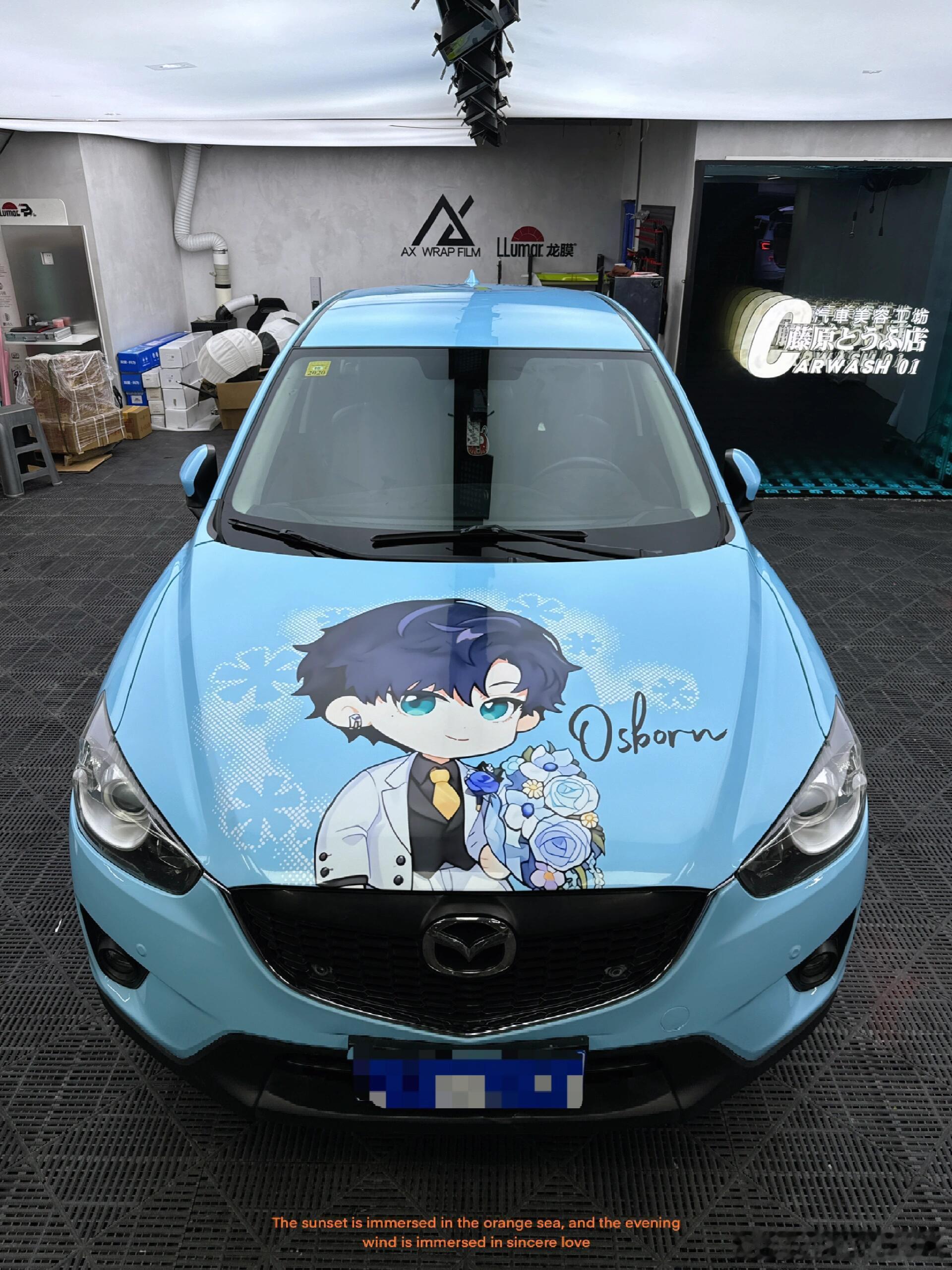 萧逸痛车，太可爱了！！！#专家建议买新能源车可以不买电池##新能源年检电池不达标