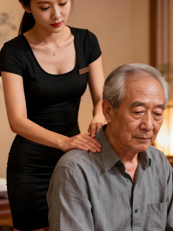 “冤不冤？”北京，64岁大爷到一按摩店按摩时，一连点了2个女技师为自己服务，过程