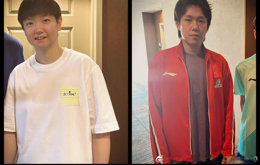 捡到哥姐两张合照王楚钦孙颖莎