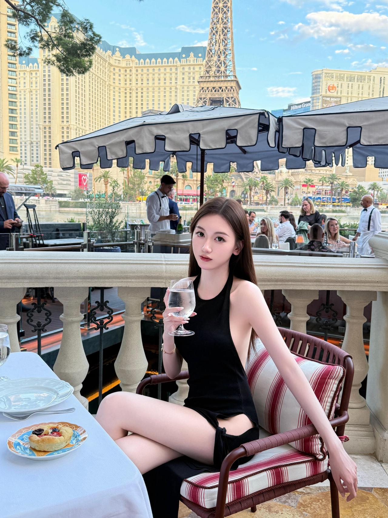 浪漫的午餐。