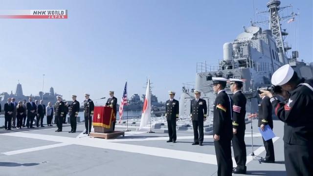 警惕！日本海上自卫队一艘驱逐舰完成升级可发射“战斧”导弹。

在美国加利福尼亚州