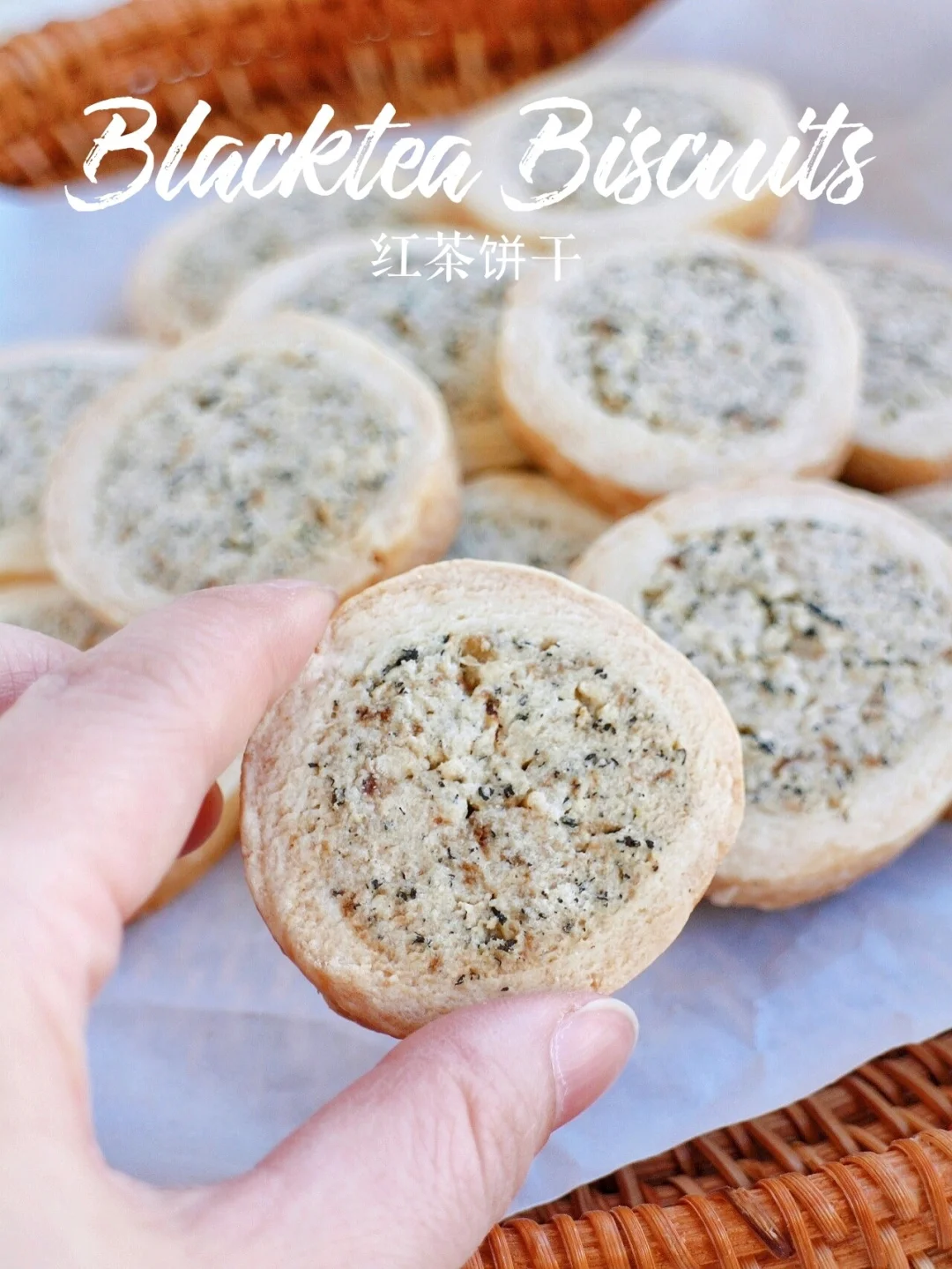 ㊙️无黄油！低热量！中岛老师的红茶饼干