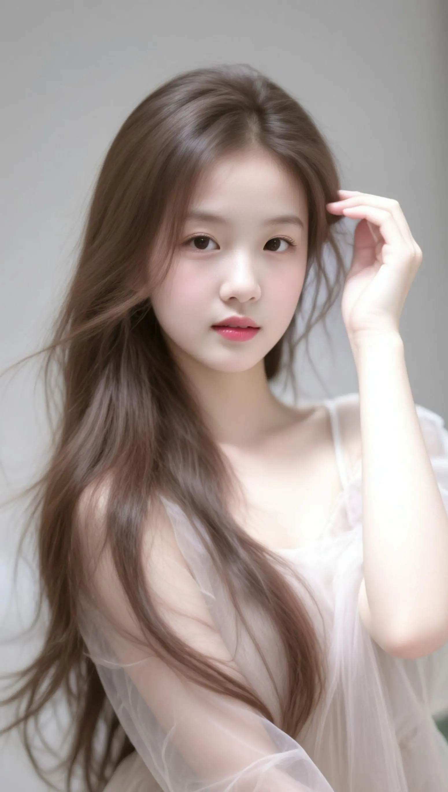 AI柔美轻纱写真 ai创作