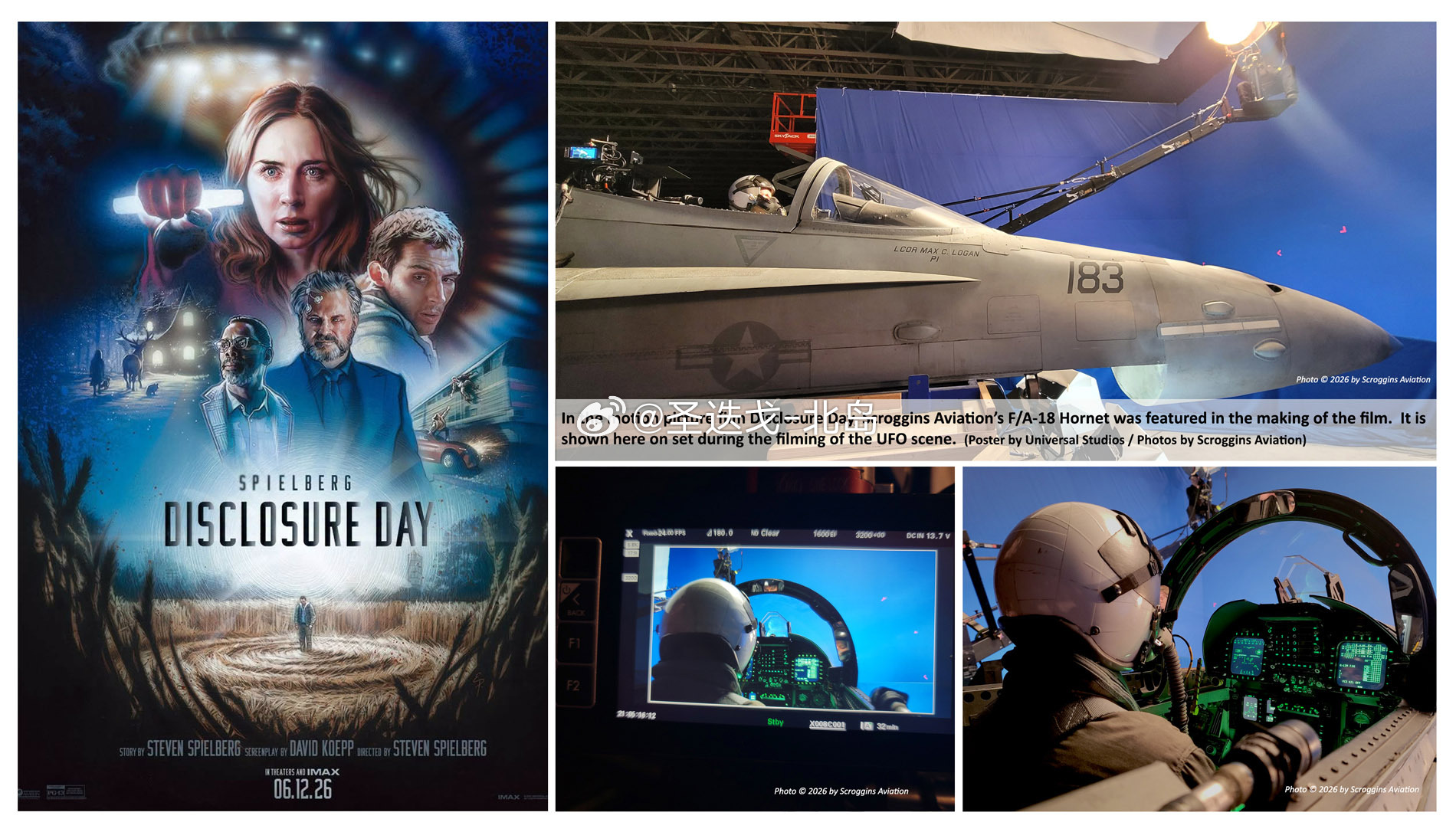 Scroggins Aviation的F/A-18在《揭秘日》片场，这公司能不能