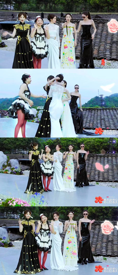 浪姐6一起走红毯浪姐6红毯笑场 浪姐6一起走红毯了！大家好漂亮 