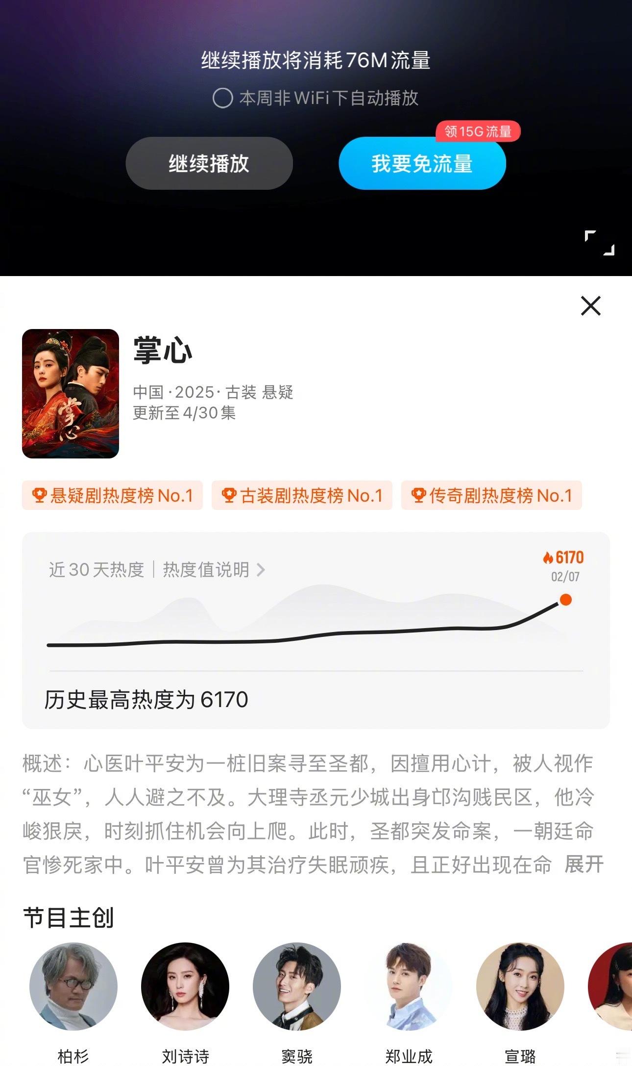 刘诗诗掌心热度6000多了，这还是中午！等晚上和周末热度肯定要涨一大截！ 