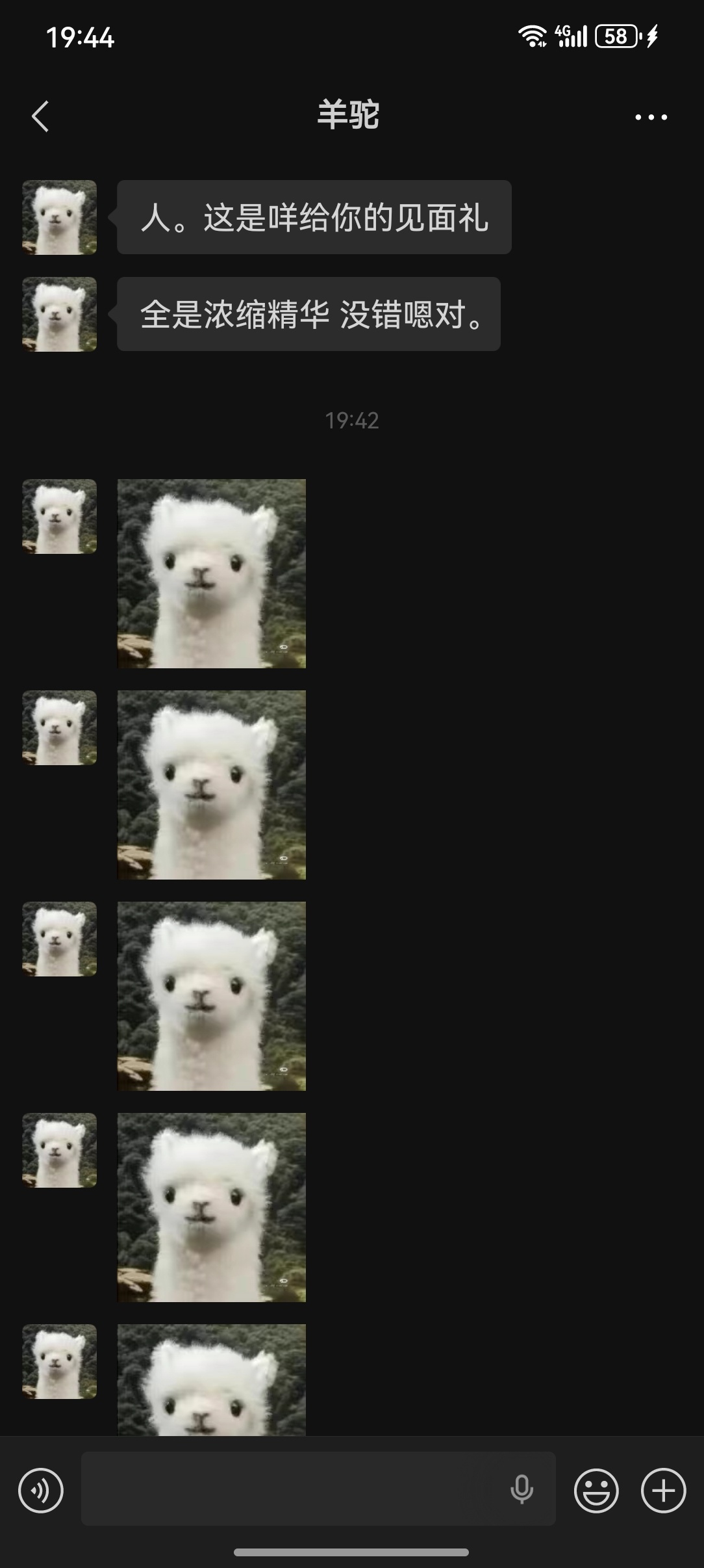 你给她多少钱？