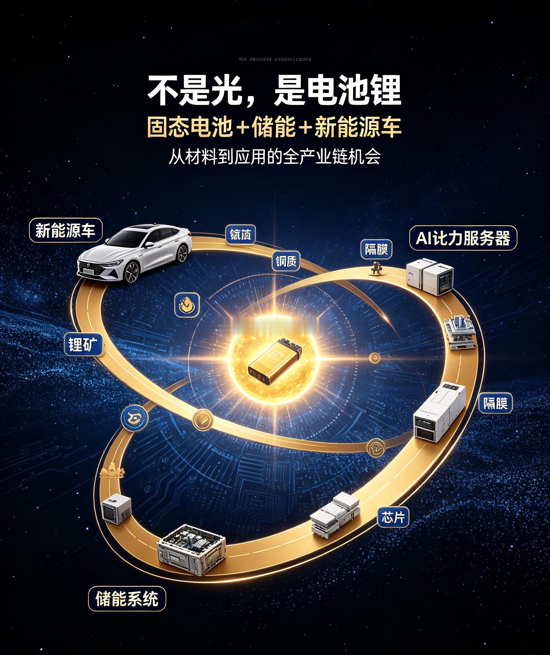 下一个十倍超级大板块！不是光模块，是固态电池锂赛道🔥兄弟们！听句大实话！现在市