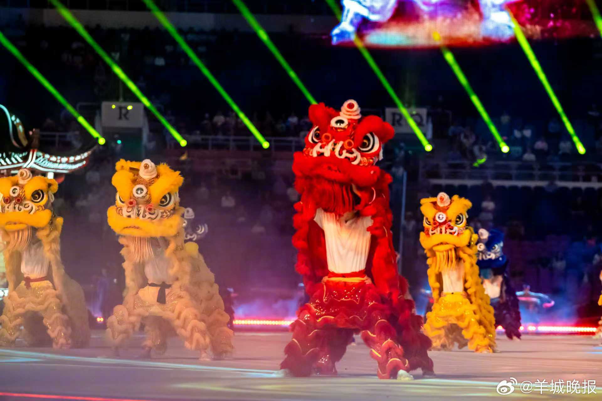 【#十五运会开幕式高清剧透图来了#】10月29日，十五运会开幕式首次带观众全要素