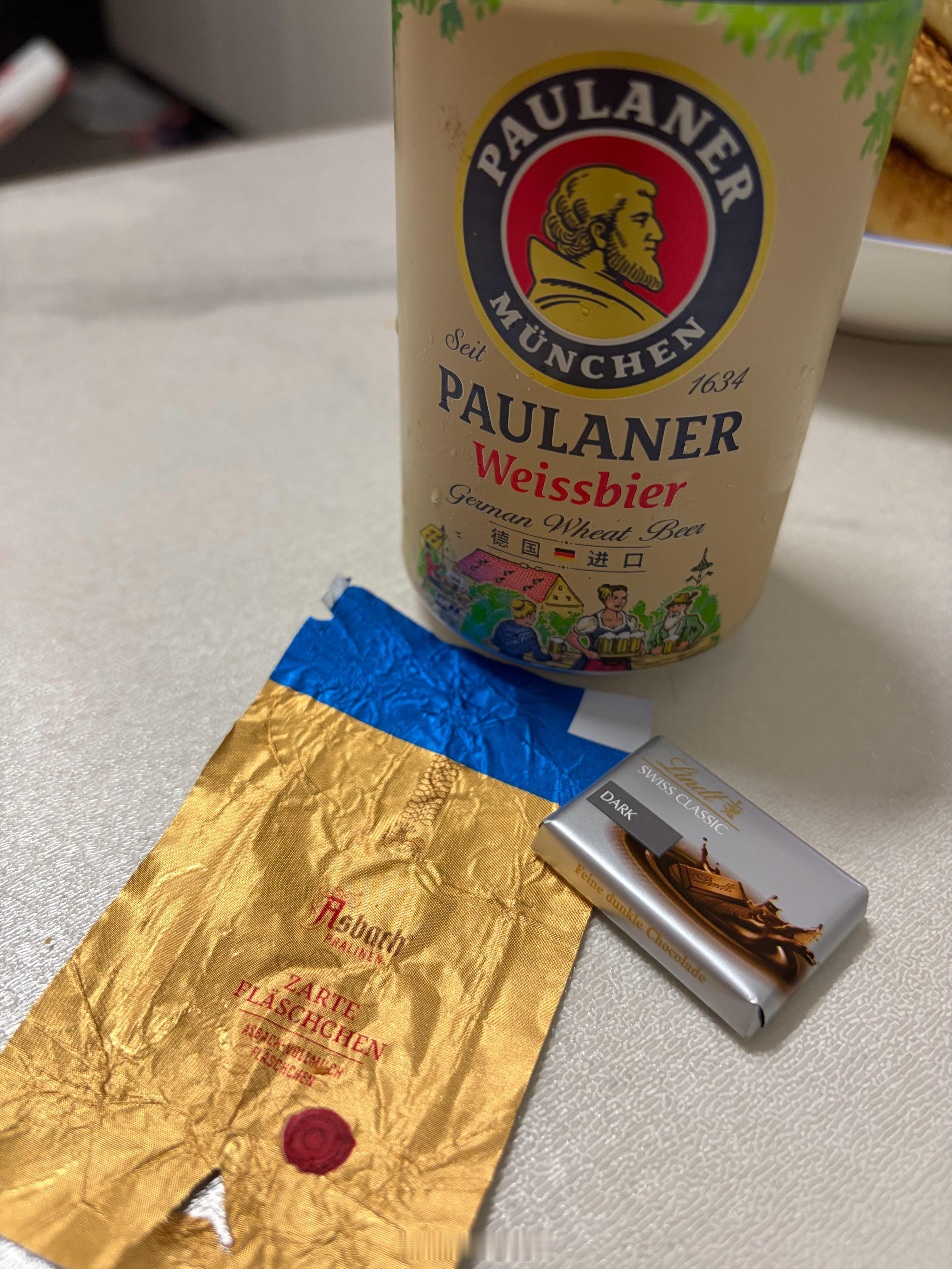 啤酒+巧克力；我这什么搭配。 ​​​