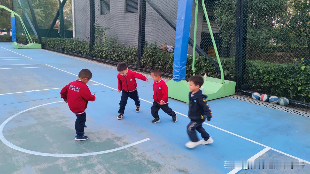 前两天有一个宋庆龄国际学校的姐弟俩来这里试课篮球课，当时是爷爷奶奶送过来的，我当