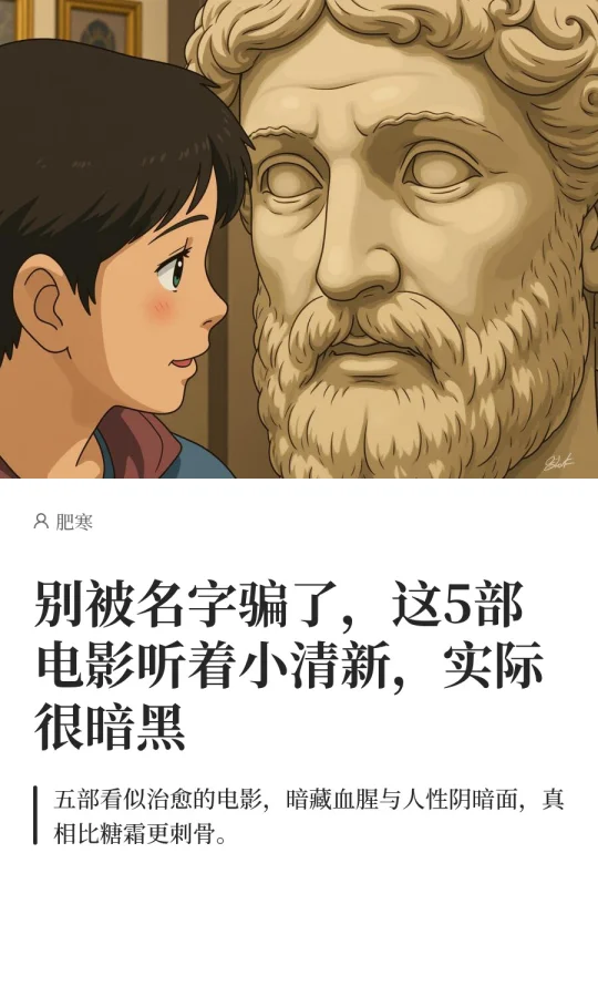 别被名字骗了，这5部电影听着小清新，实际内容很暗黑﻿娱乐﻿ ﻿暑期档野...