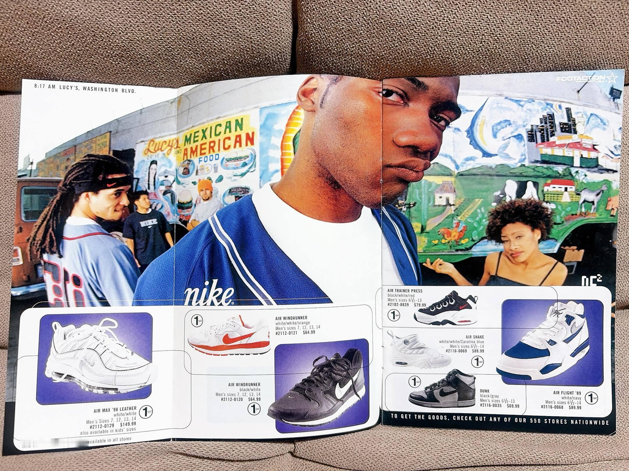FOOTACTION 2000年的小册子 很多Footaction独家的配色 A