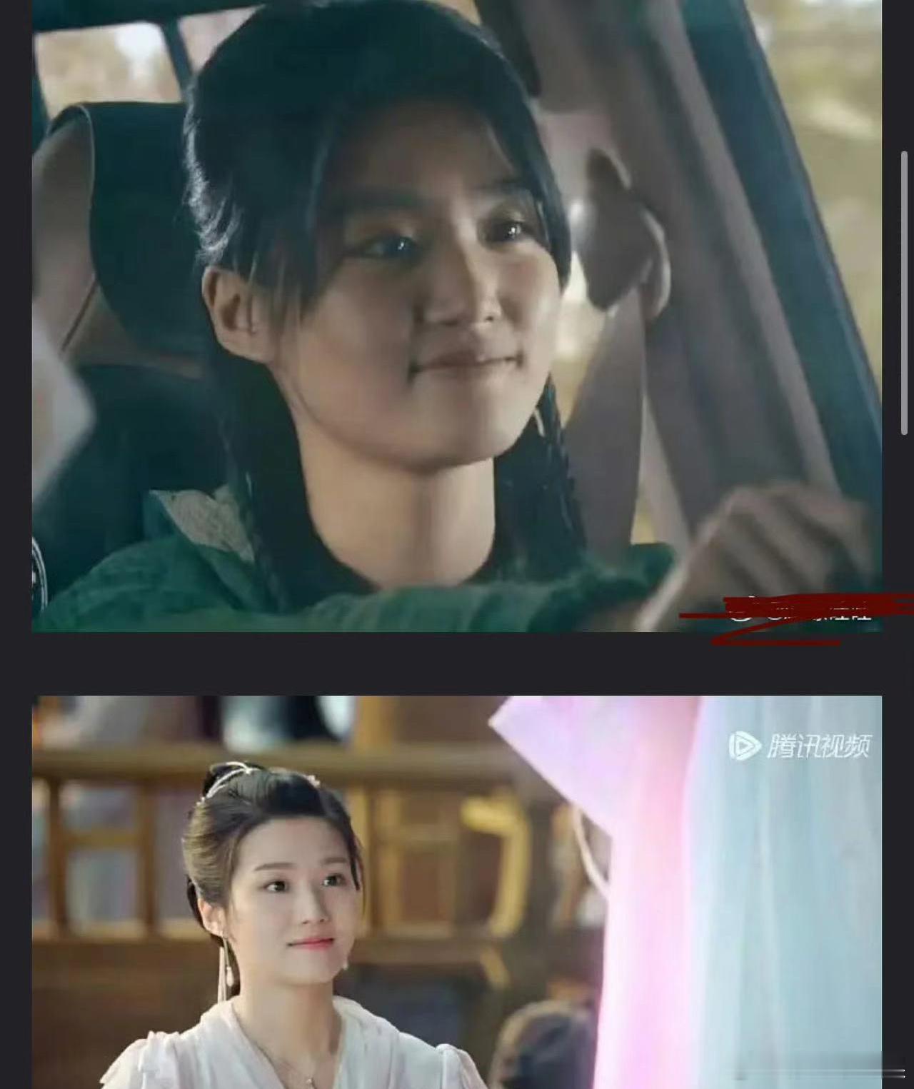 确实感觉再好看的造型在卢昱晓这么虐的颜值面前，也是无济于事的 ​​​