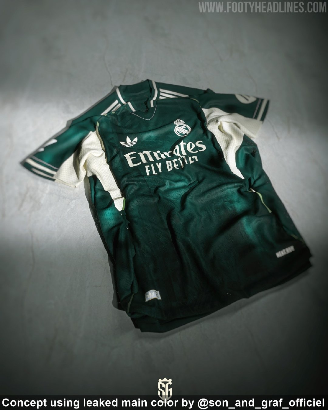 Footy Headlines：皇马2026/27赛季客场球衣。💚halama
