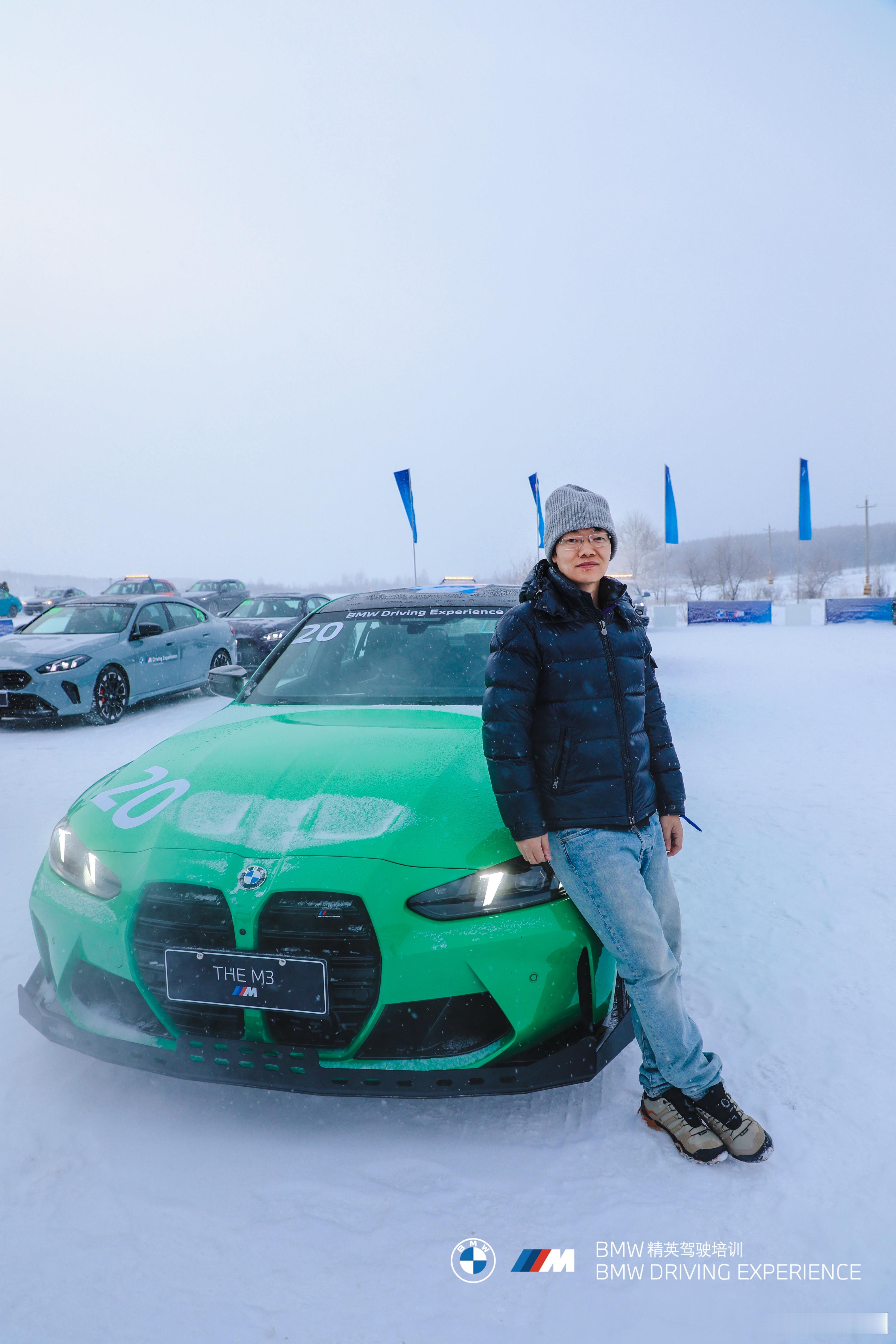 2026第一个出差，再次献给牙克石，在冰雪上滑成宝马。后驱的M2 CS和四驱的M