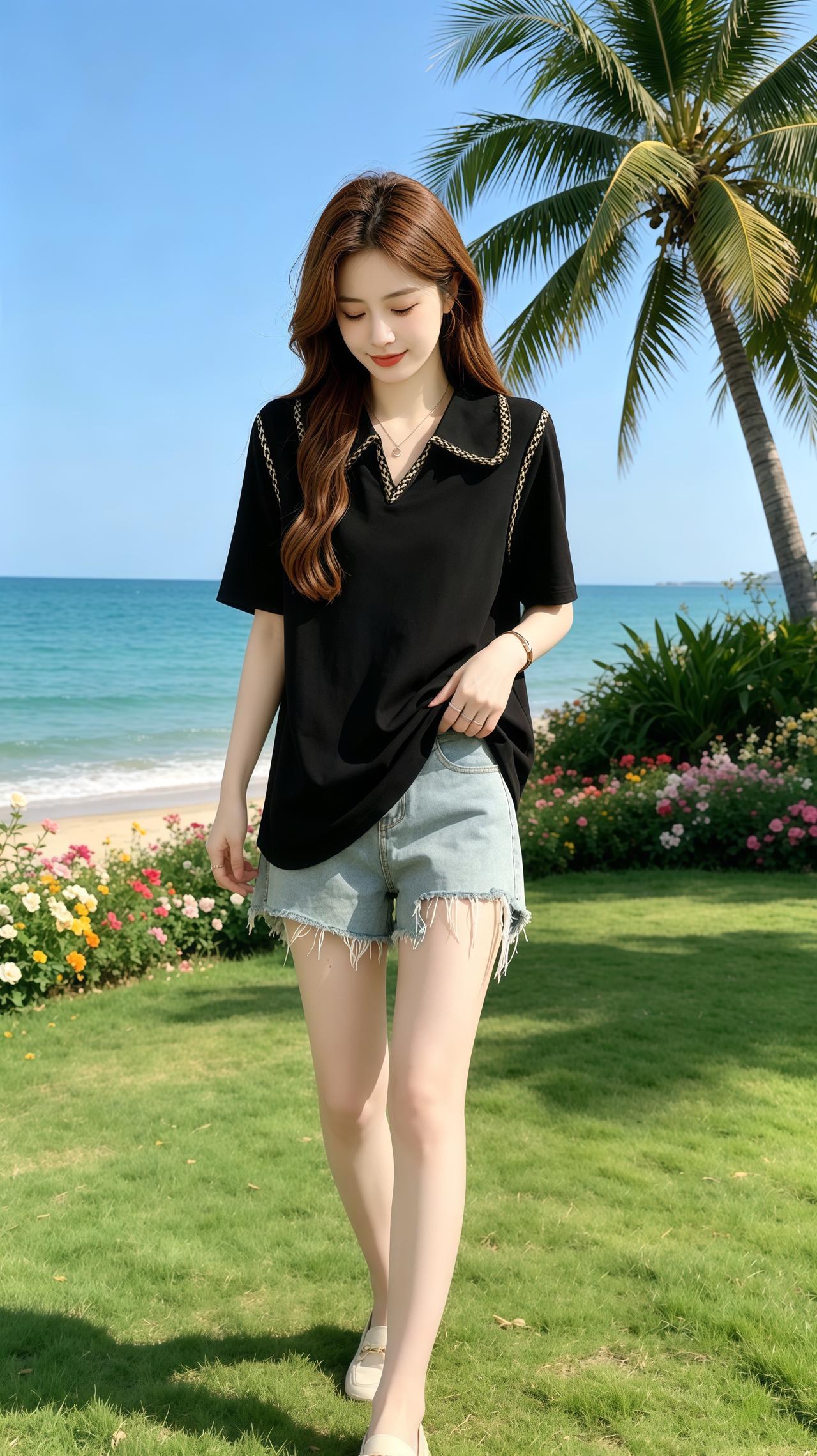 遮肚显瘦打底衫 洋气上档次 宽松打底衫 谁穿谁好看