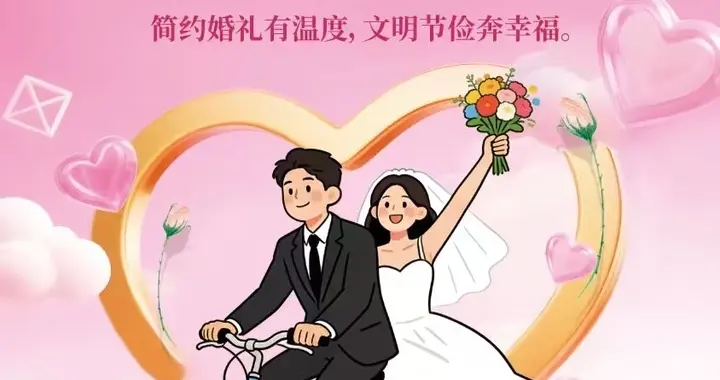 婚事简办新办 拒绝铺张攀比｜公益广告