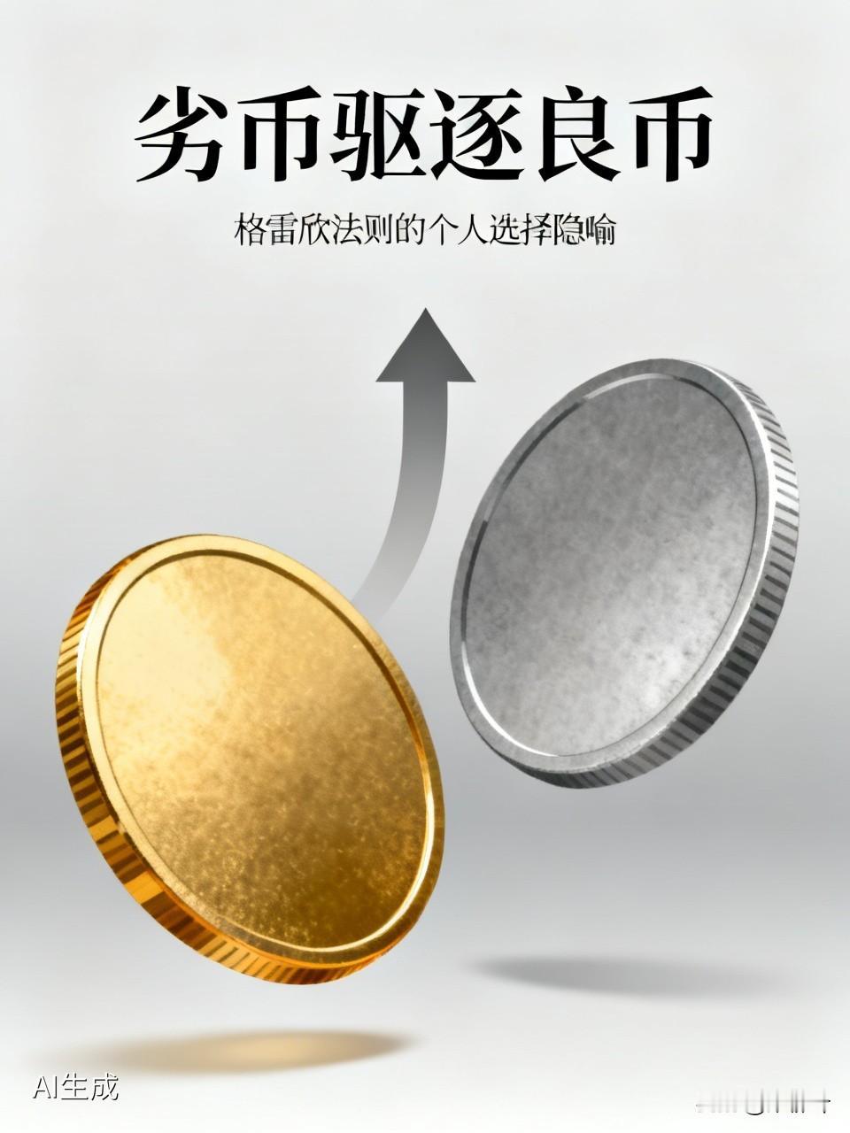 你心里的“劣币”，是如何干掉你的良币的
      经济学有个劣币驱逐良币之说。
