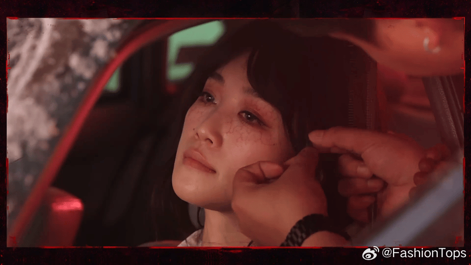 谁给蓝盈莹做的造型、蓝盈莹十日终焉血丝妆无限流剧妆造范本出现！蓝盈莹血丝妆跳出固