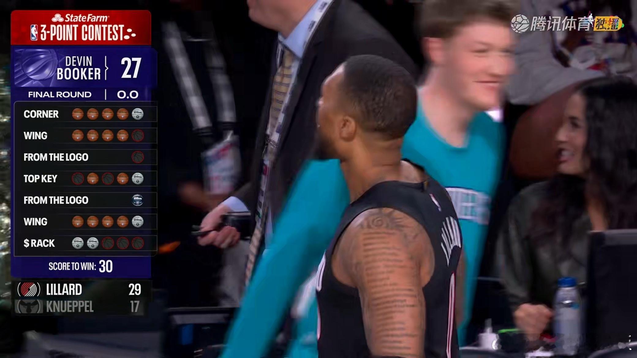 一球之差！利拉德成为本届三分大赛冠军2026nba全明星