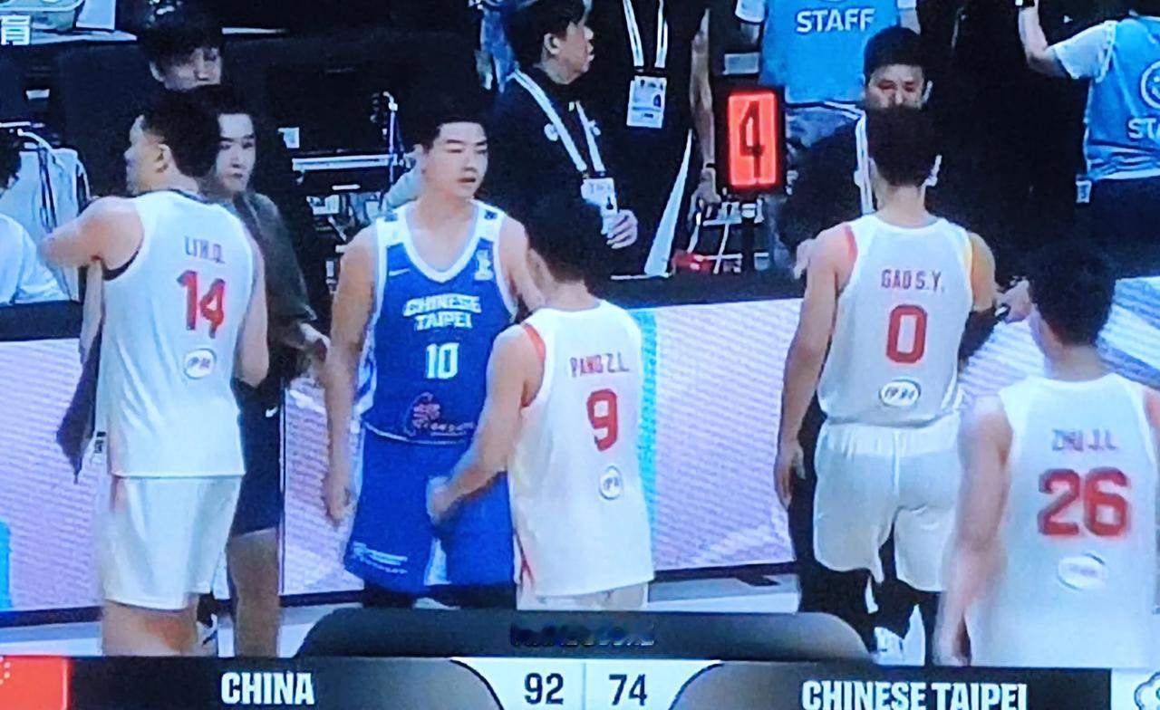 男篮92-74战胜台北，这是背水一战，输了就不用打后面第二阶段了，后果可知多严重