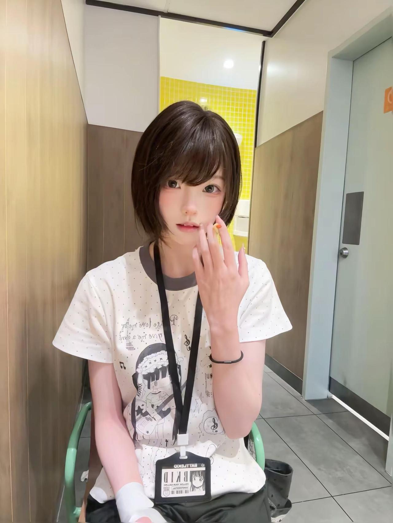 快说你想我 喜欢我 离不开我(≧▽≦)短发 日系