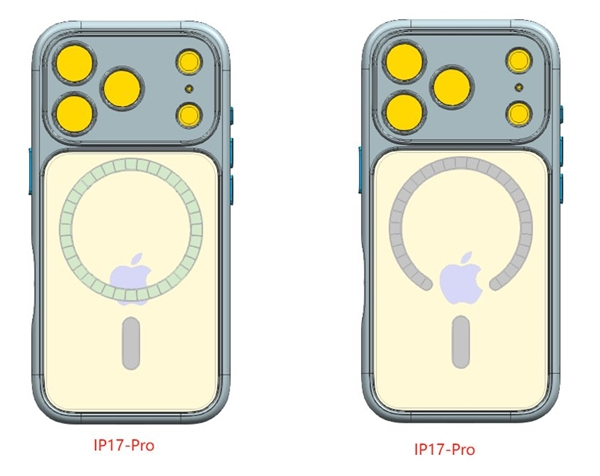 爆出来，iPhone 17 Pro Logo下移 ，其实并不明显，谁天天拿着放大