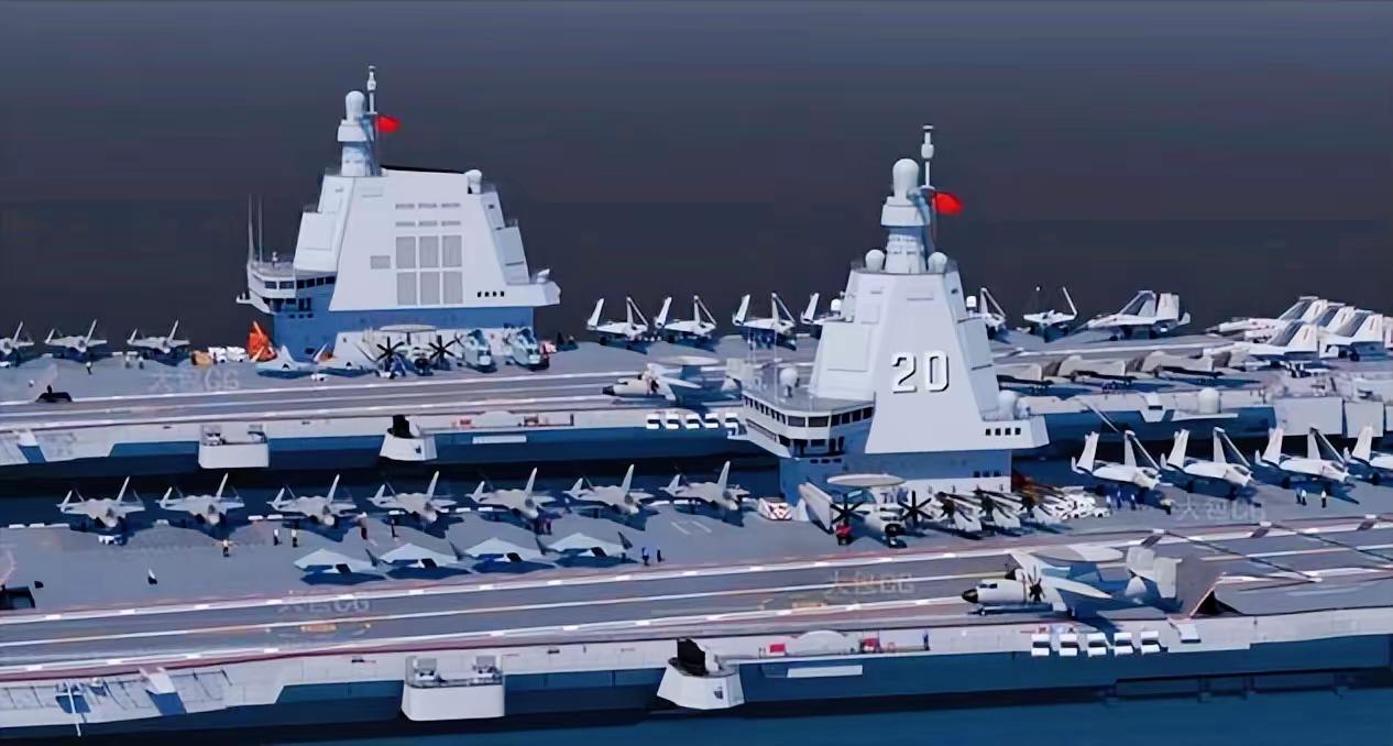 一张图来说航母005一步到不了罗马是常识，中国发展航母也躲不开发展几阶段。在发展