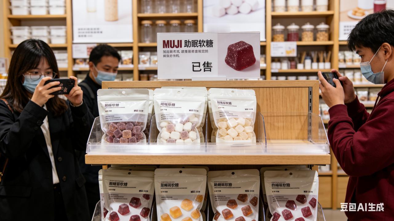 MUJI助眠软糖卖断货！单颗2.5元比褪黑素贵4倍，打工人熬夜救星还是智商税？