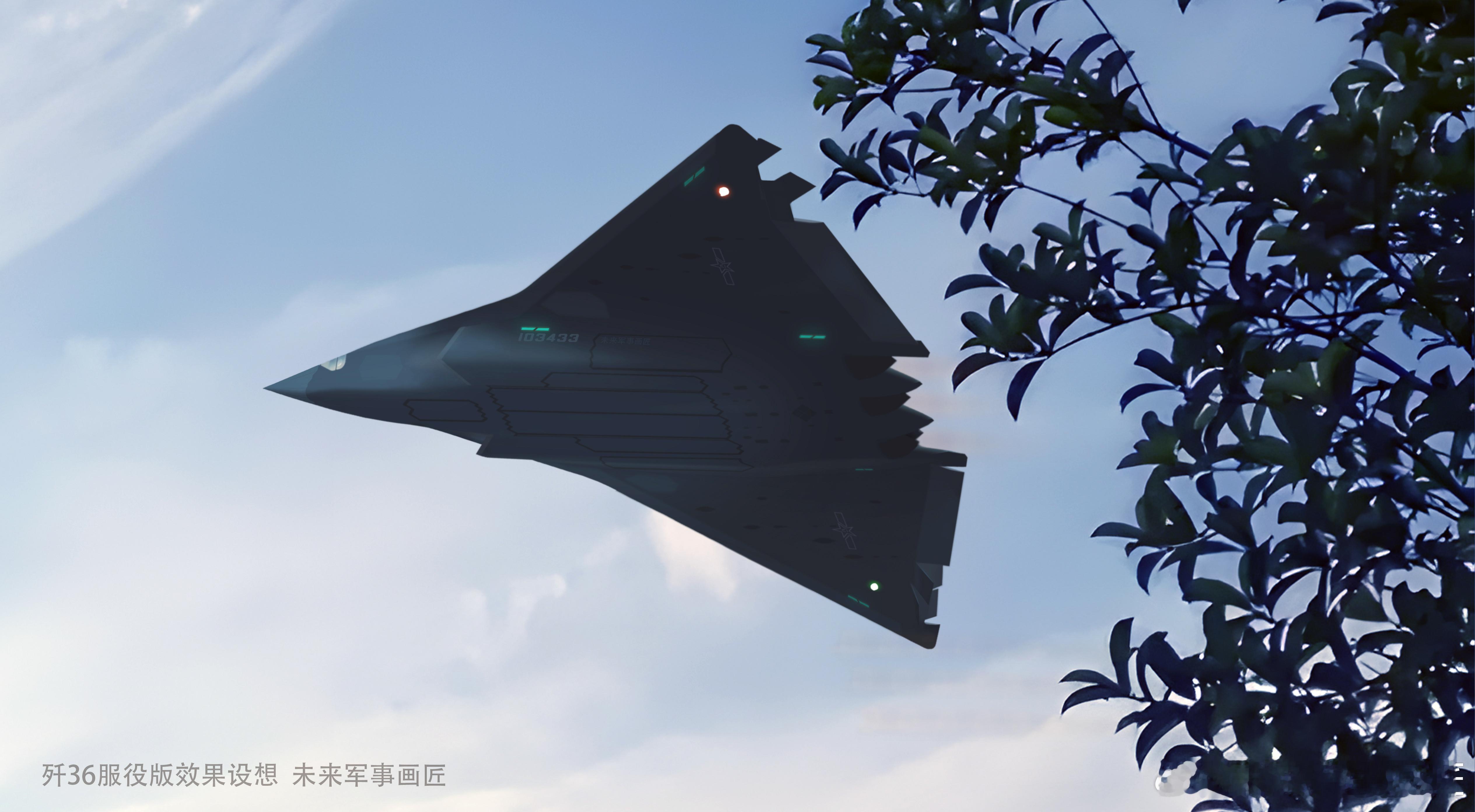 大佬做的南六 二号机CG效果图 [鼓掌]希望南六的设计就此固定下来，尽快试飞服役