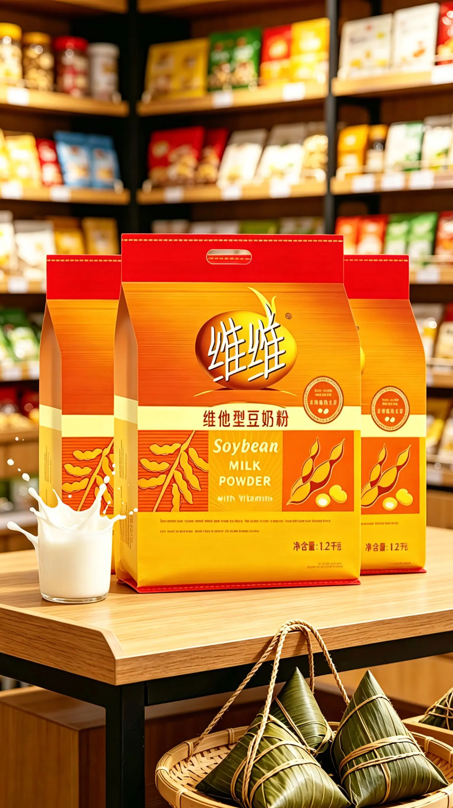 老牌国货维维豆奶粉，早餐冲泡便捷又营养
