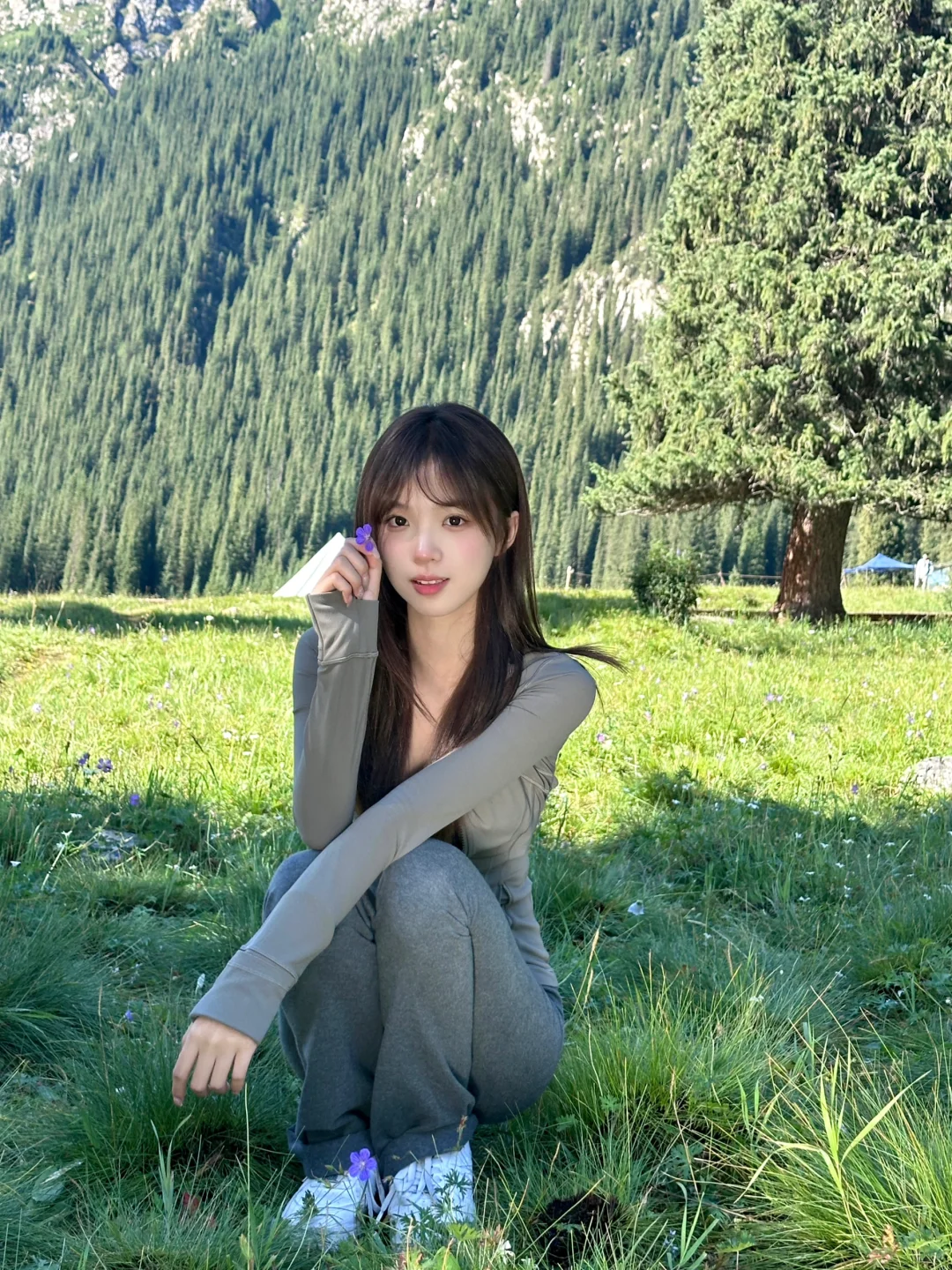 左滑看我和小松鼠🐿️！