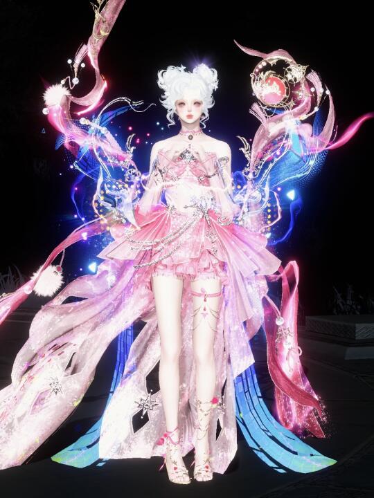 素问的音乐武器飘带好漂亮，狐狸超酷的