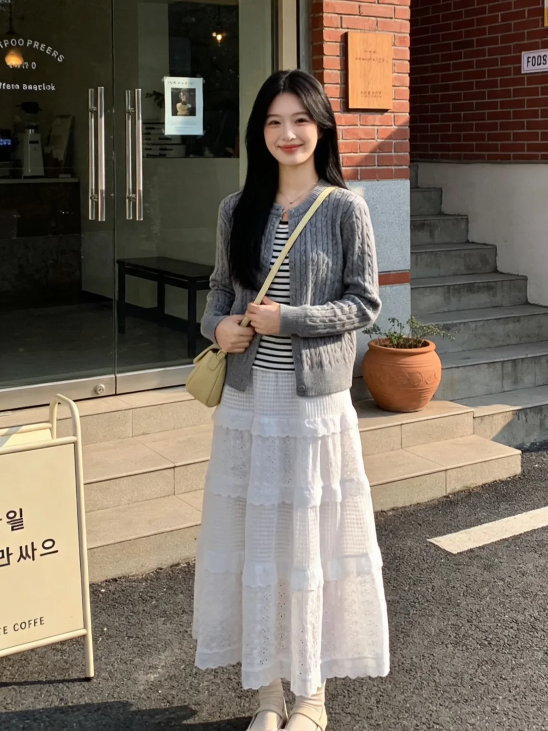 oi！今天是温柔白月光穿搭～