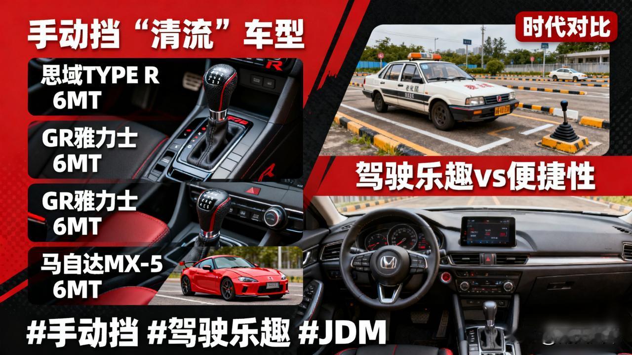 手动挡真的要灭绝了吗？盘点今年还在坚持出手波的几款“清流”！

思域TYPE R