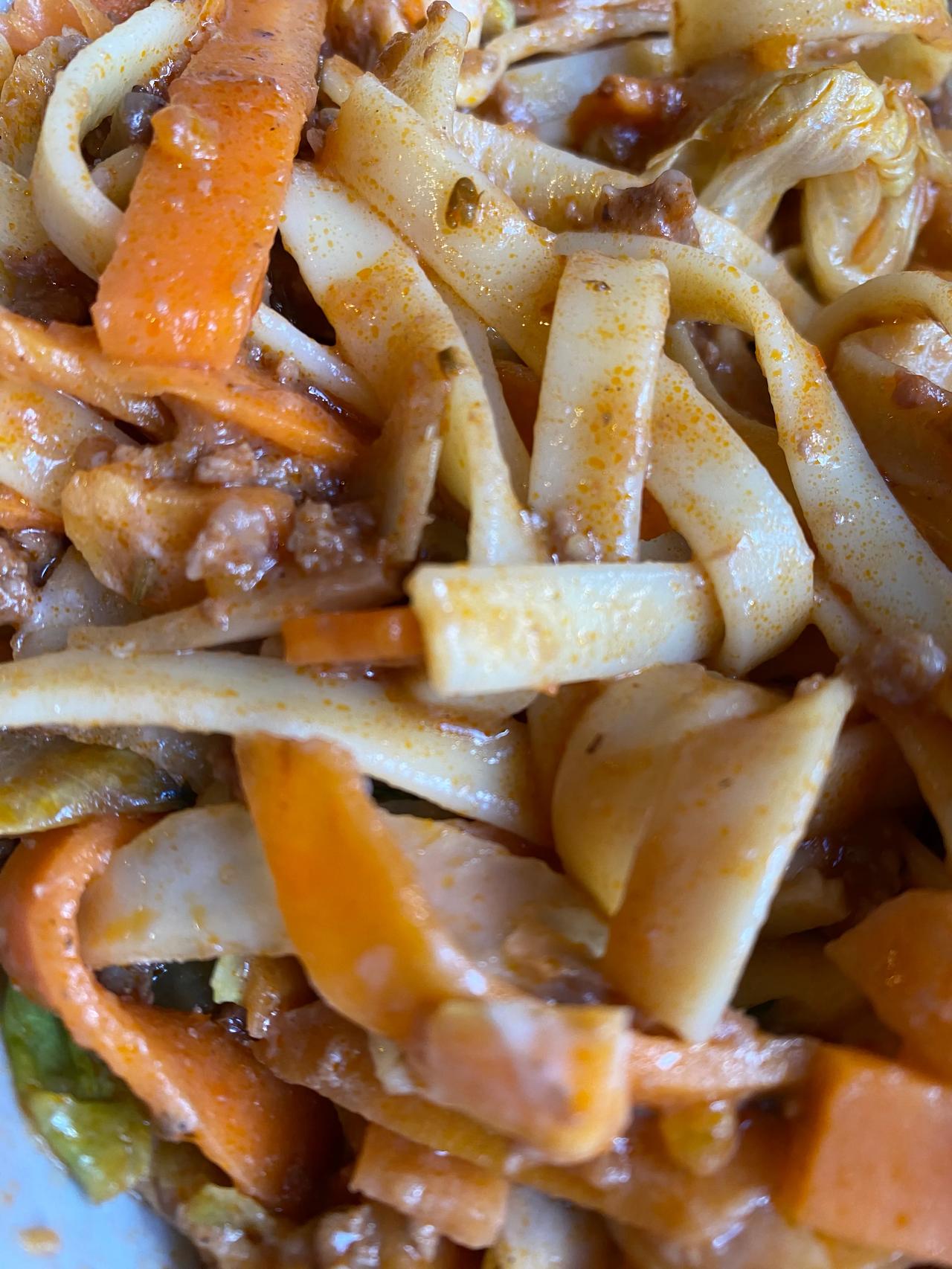 我做的意大利面，做成了干炒牛河！