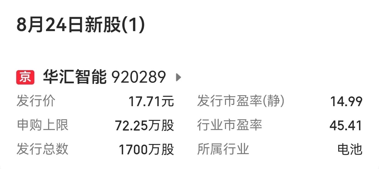 【下周A股市场申购：新股4只】        下周(8月24-28日)A股市场共