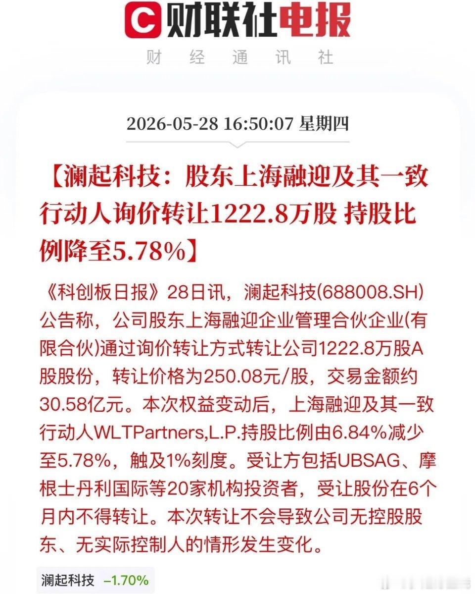 盘后多家A股发布减持公告，半导体板块成重灾区，国家大基金连续减持相关核心个股。1