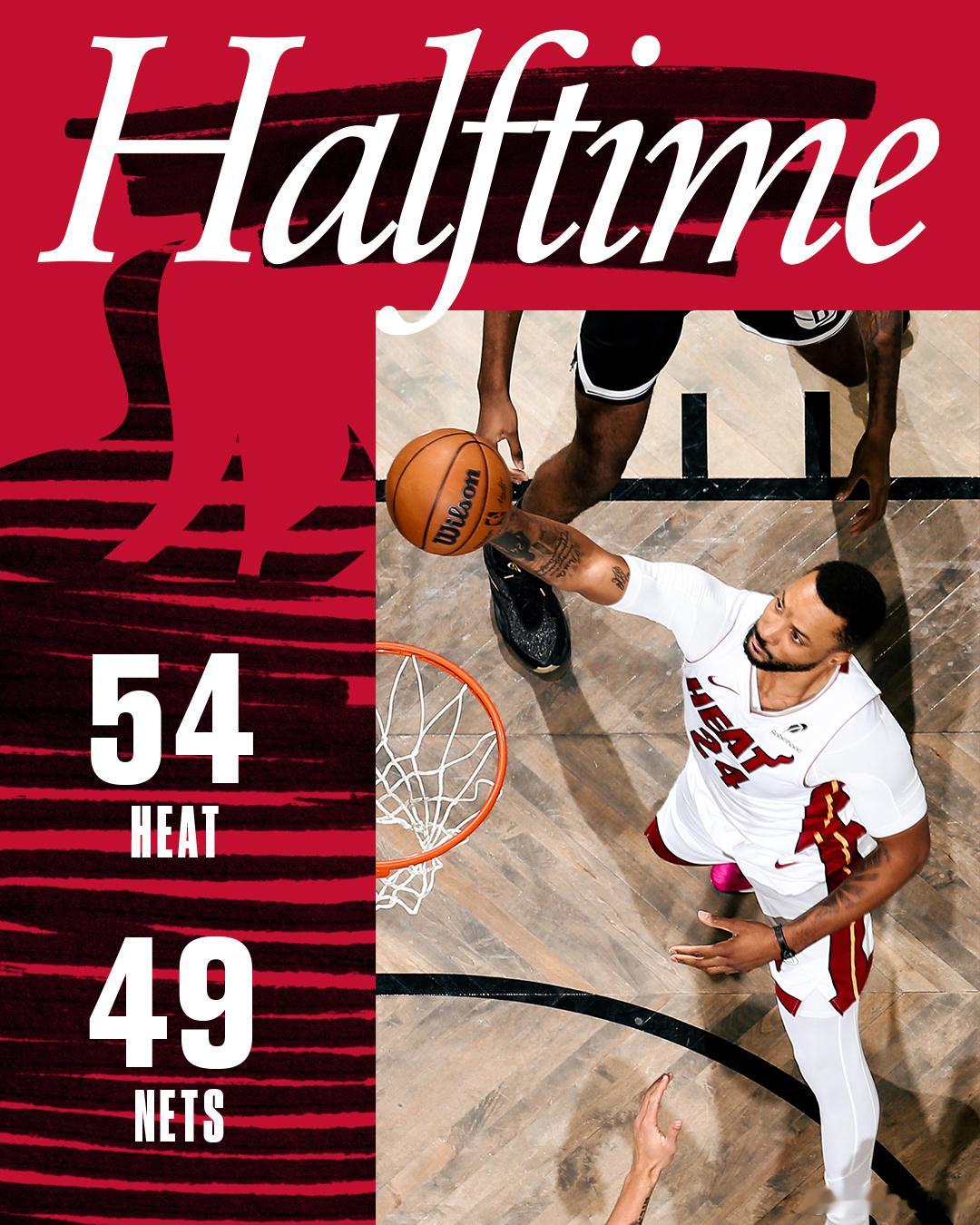 鲍威尔半场15 分3 篮板2 助攻2 抢断，三分球5中3，正负值+9，热火绝对的