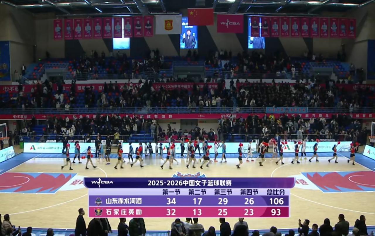 WCBA常规赛，
山东女篮主场赢下石家庄英励女篮，
王丽丽+彭晓彤仍然是无敌的组
