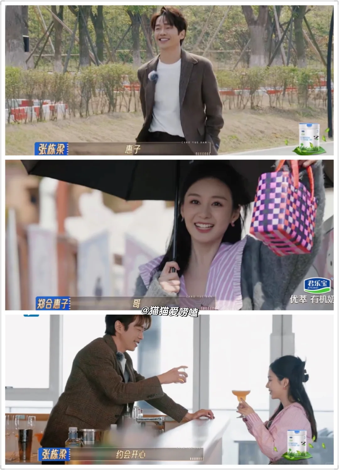 张栋梁和郑合惠子，两人的cp感好强！